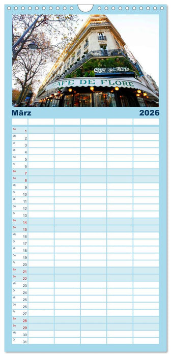 Paris (CALVENDO Familienplaner 2026)