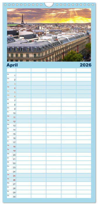 Paris (CALVENDO Familienplaner 2026)