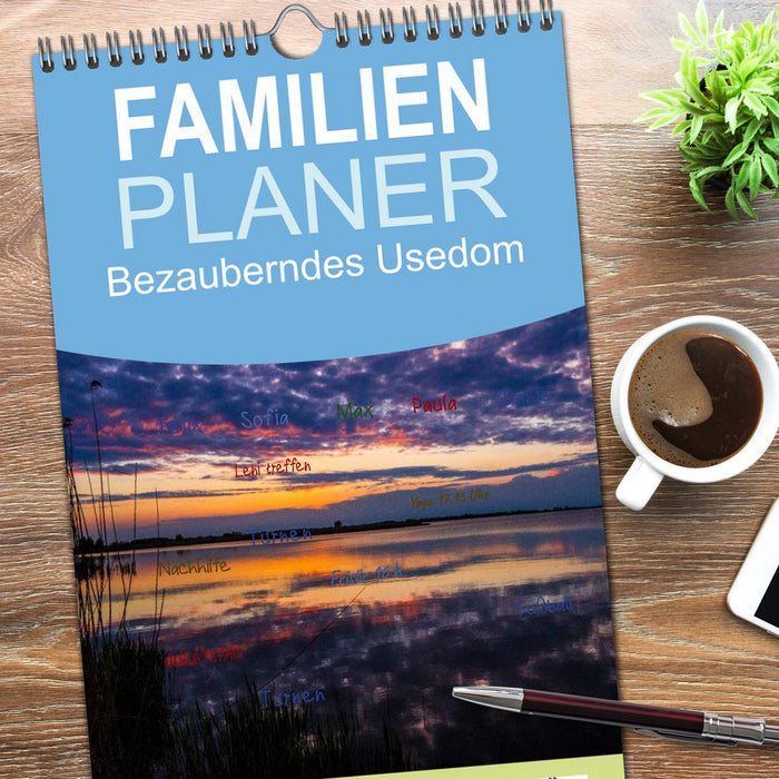 Bezauberndes Usedom (CALVENDO Familienplaner 2026)
