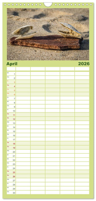 Bezauberndes Usedom (CALVENDO Familienplaner 2026)