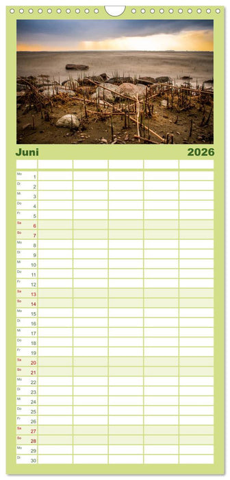 Bezauberndes Usedom (CALVENDO Familienplaner 2026)