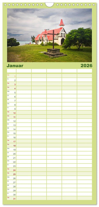 Mauritius (CALVENDO Familienplaner 2026)