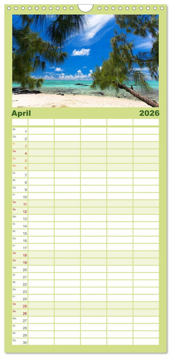 Mauritius (CALVENDO Familienplaner 2026)