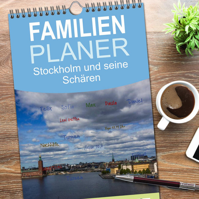 Stockholm und seine Schären (CALVENDO Familienplaner 2026)