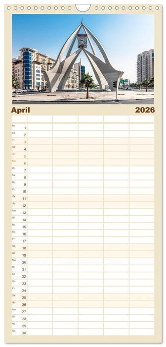 Faszination Dubai (CALVENDO Familienplaner 2026)