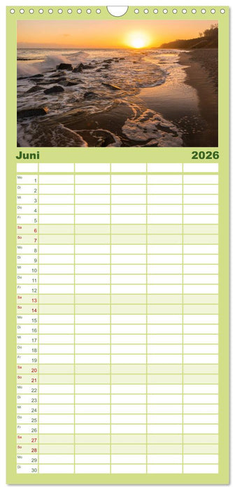 Usedom - Deutscher Inseltraum (CALVENDO Familienplaner 2026)