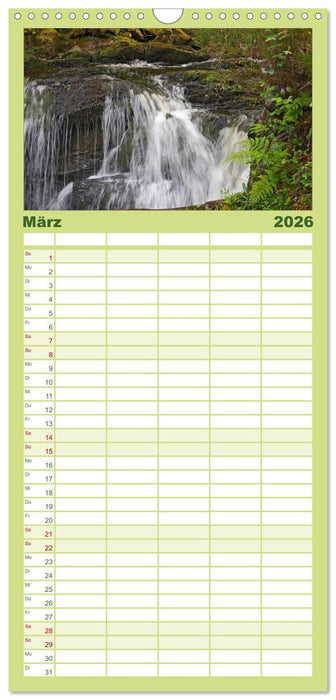 Irlands vielfältige Landschaften (CALVENDO Familienplaner 2026)