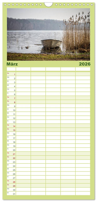 Die Insel Usedom in Bildern (CALVENDO Familienplaner 2026)