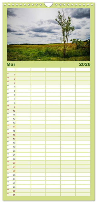 Die Insel Usedom in Bildern (CALVENDO Familienplaner 2026)