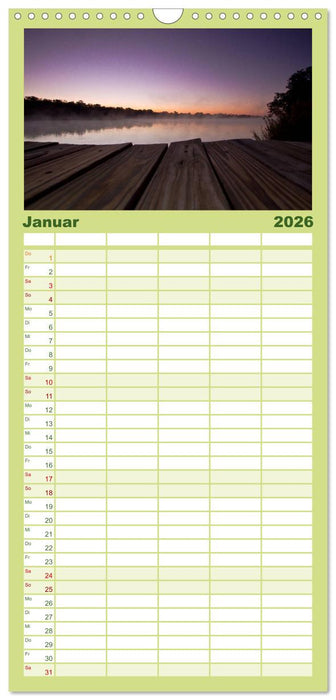 Afrika Impressionen. NAMIBIA - SÜDAFRIKA - BOTSWANA (CALVENDO Familienplaner 2026)