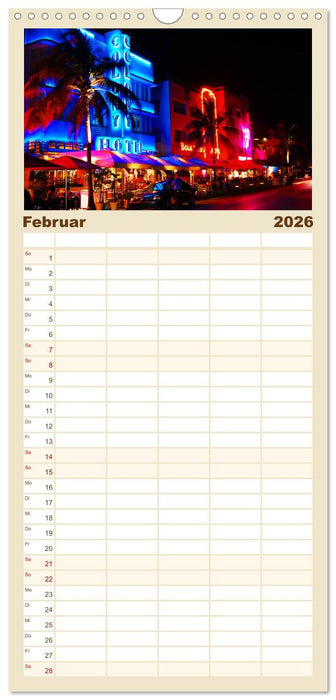 USA - American Beautys (CALVENDO Familienplaner 2026)