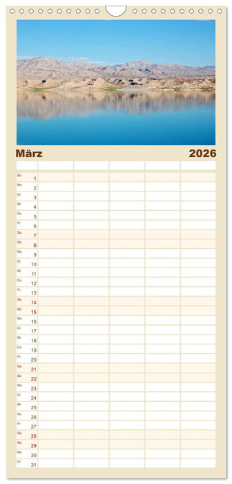 USA - American Beautys (CALVENDO Familienplaner 2026)