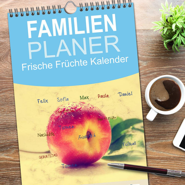 Frische Früchte Kalender (CALVENDO Familienplaner 2026)