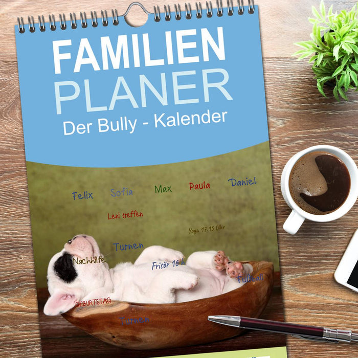 Der Bully - Kalender Familienplaner hoch (CALVENDO Familienplaner 2026)