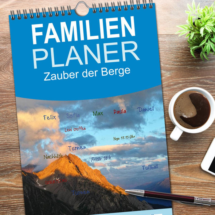 Zauber der Berge (CALVENDO Familienplaner 2026)