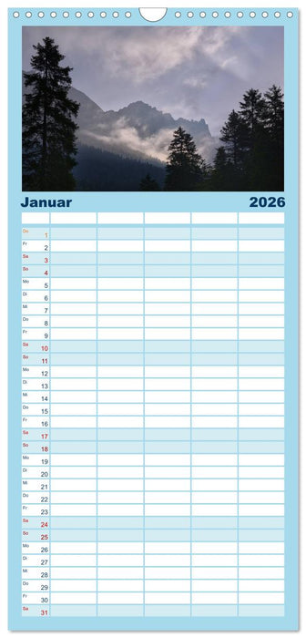 Zauber der Berge (CALVENDO Familienplaner 2026)