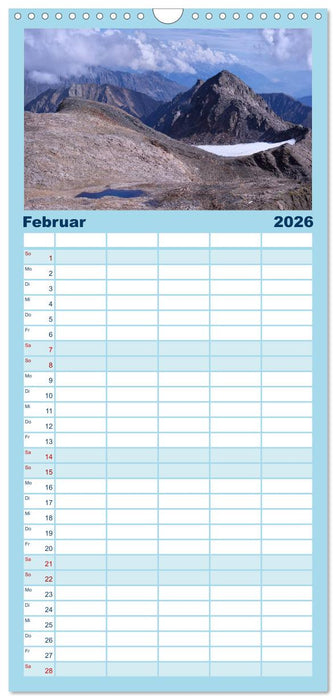 Zauber der Berge (CALVENDO Familienplaner 2026)