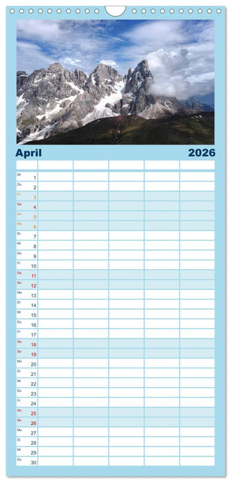 Zauber der Berge (CALVENDO Familienplaner 2026)