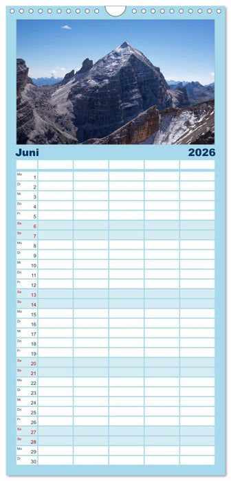 Zauber der Berge (CALVENDO Familienplaner 2026)