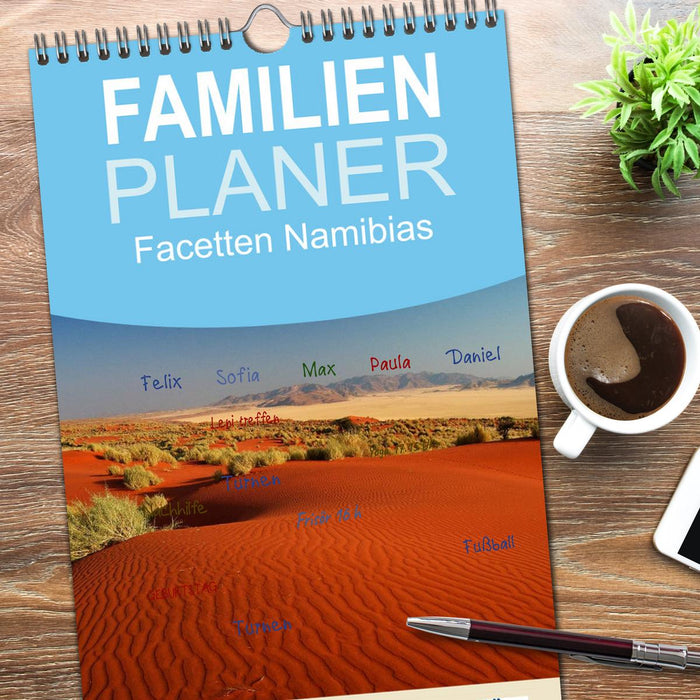 Facetten Namibias (CALVENDO Familienplaner 2026)