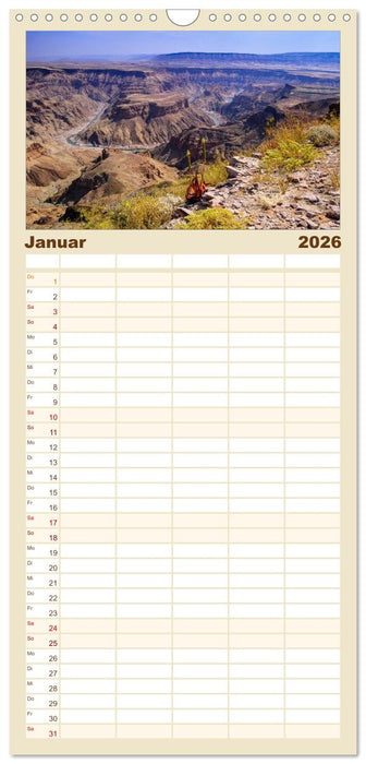 Facetten Namibias (CALVENDO Familienplaner 2026)