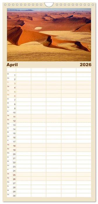 Facetten Namibias (CALVENDO Familienplaner 2026)