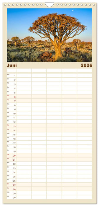 Facetten Namibias (CALVENDO Familienplaner 2026)