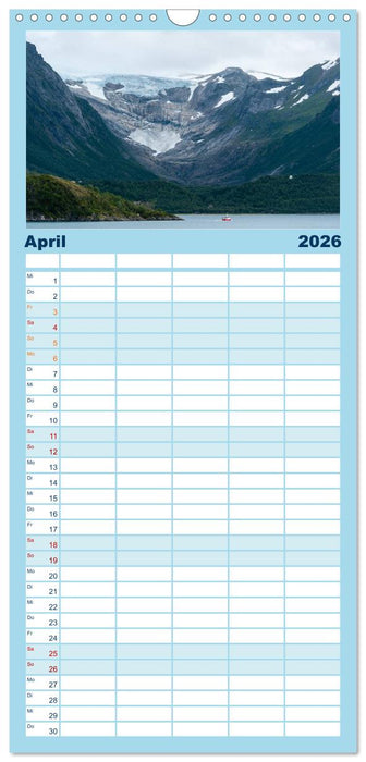 Magisches Nordland. Eine Reise in das Herz Skandinaviens (CALVENDO Familienplaner 2026)