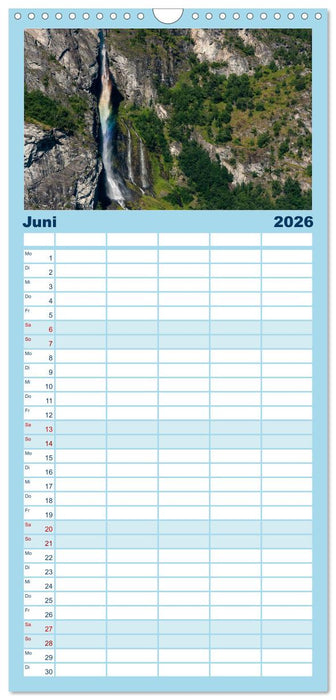 Magisches Nordland. Eine Reise in das Herz Skandinaviens (CALVENDO Familienplaner 2026)