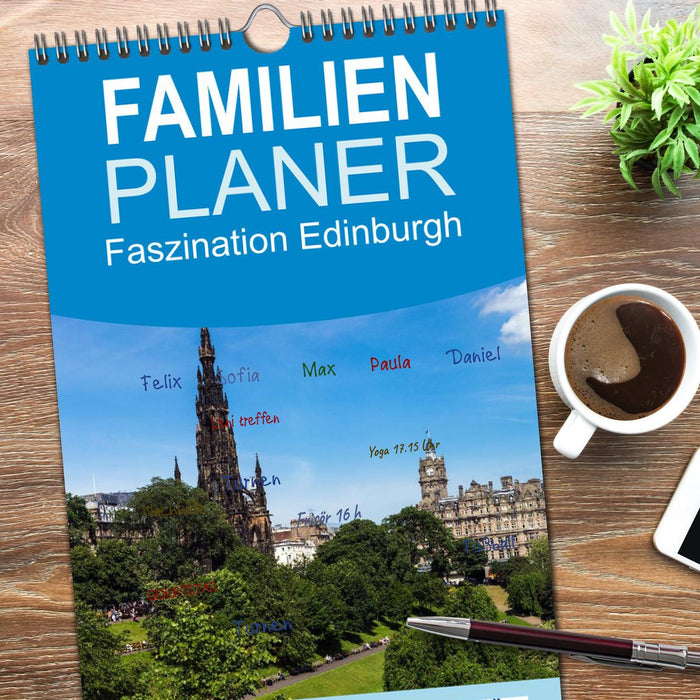 Faszination Edinburgh (CALVENDO Familienplaner 2026)