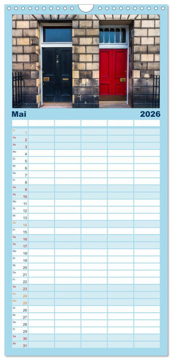 Faszination Edinburgh (CALVENDO Familienplaner 2026)