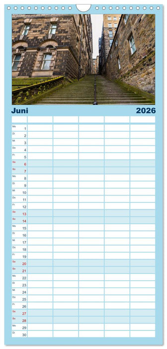 Faszination Edinburgh (CALVENDO Familienplaner 2026)