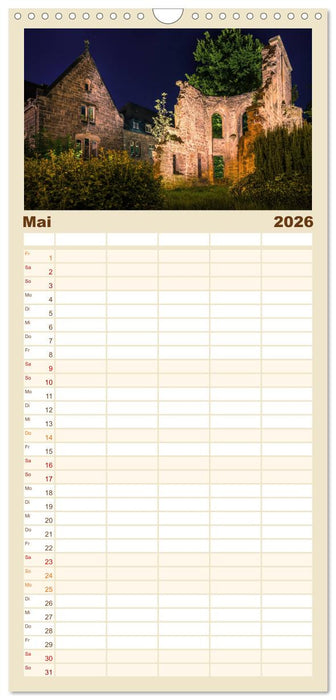 Märchenhaftes Marburg (CALVENDO Familienplaner 2026)