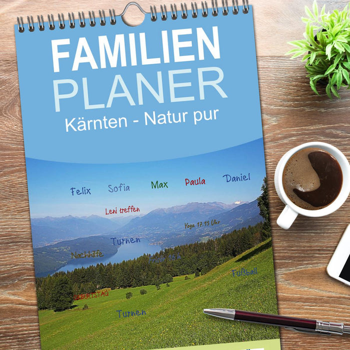 Kärnten (CALVENDO Familienplaner 2026)