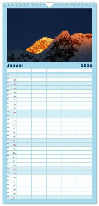 Himalaya - Träume (CALVENDO Familienplaner 2026)