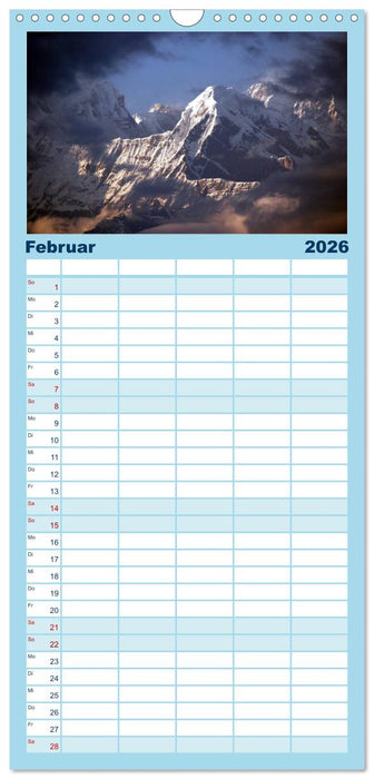 Himalaya - Träume (CALVENDO Familienplaner 2026)