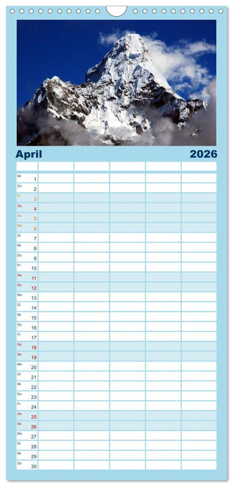 Himalaya - Träume (CALVENDO Familienplaner 2026)