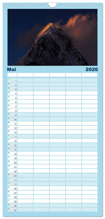 Himalaya - Träume (CALVENDO Familienplaner 2026)