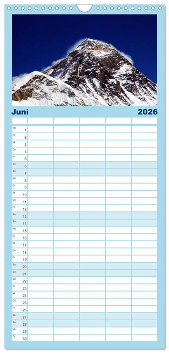 Himalaya - Träume (CALVENDO Familienplaner 2026)