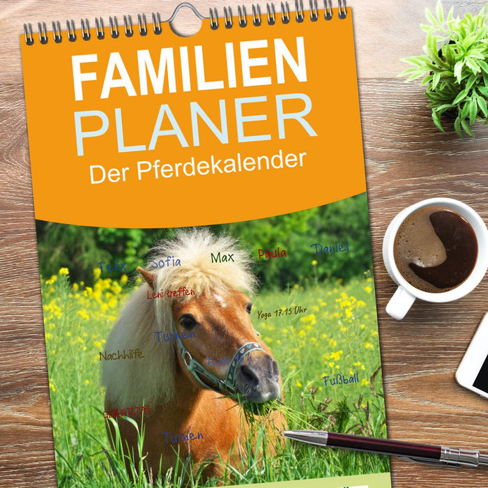Der Pferdekalender (CALVENDO Familienplaner 2026)