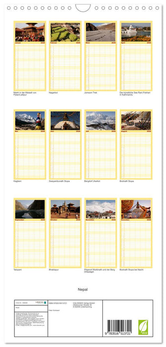 Nepal (CALVENDO Familienplaner 2026)