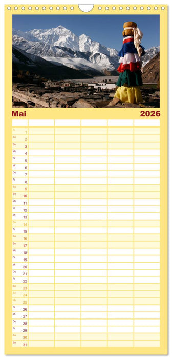 Nepal (CALVENDO Familienplaner 2026)