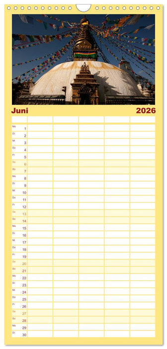 Nepal (CALVENDO Familienplaner 2026)