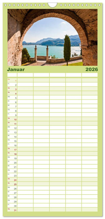 TESSIN Werner Dieterich (CALVENDO Familienplaner 2026)