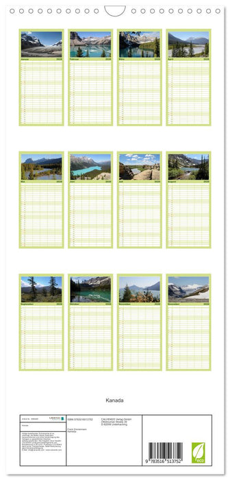 Kanada (CALVENDO Familienplaner 2026)