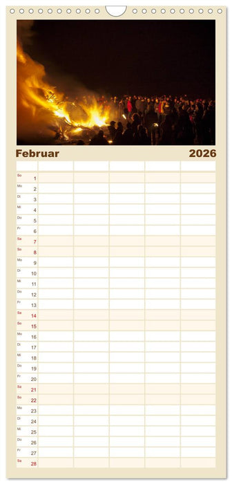 Sylt-Abende - Fotografien von Beate Zoellner (CALVENDO Familienplaner 2026)