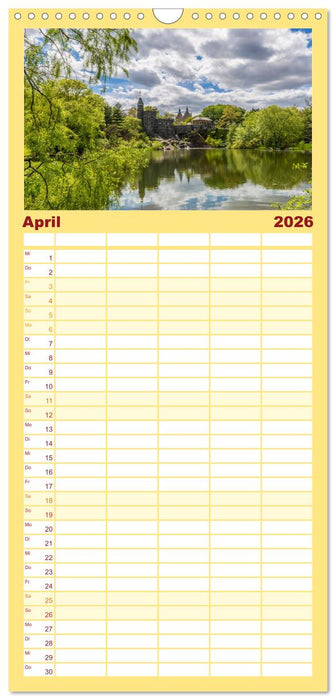 NEW YORK CITY Stadt der Superlative (CALVENDO Familienplaner 2026)