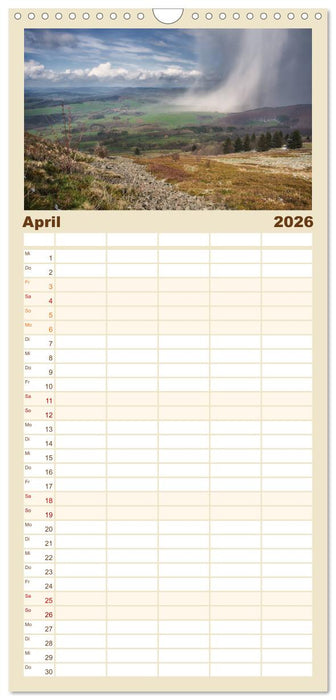 Naturerlebnis im Biosphärenreservat Rhön (CALVENDO Familienplaner 2026)