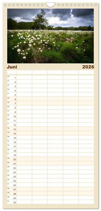 Naturerlebnis im Biosphärenreservat Rhön (CALVENDO Familienplaner 2026)