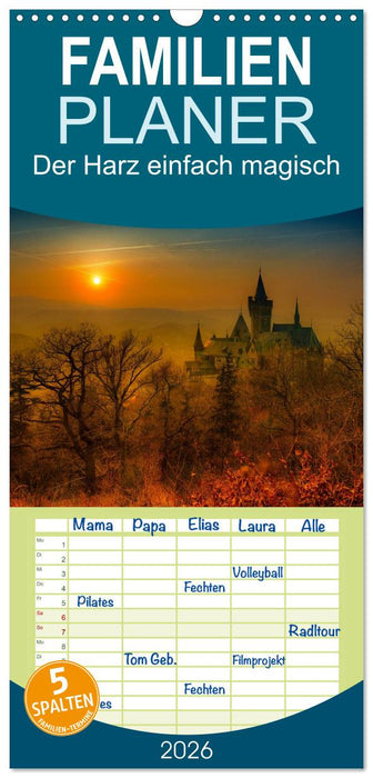 Der Harz einfach magisch (CALVENDO Familienplaner 2026)